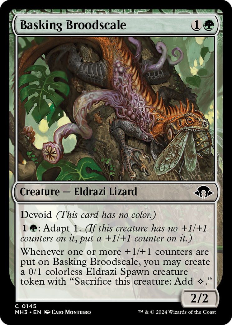 Basking Broodscale (MH3-145) [Modern Horizons 3] MTG Single Wizards of the Coast