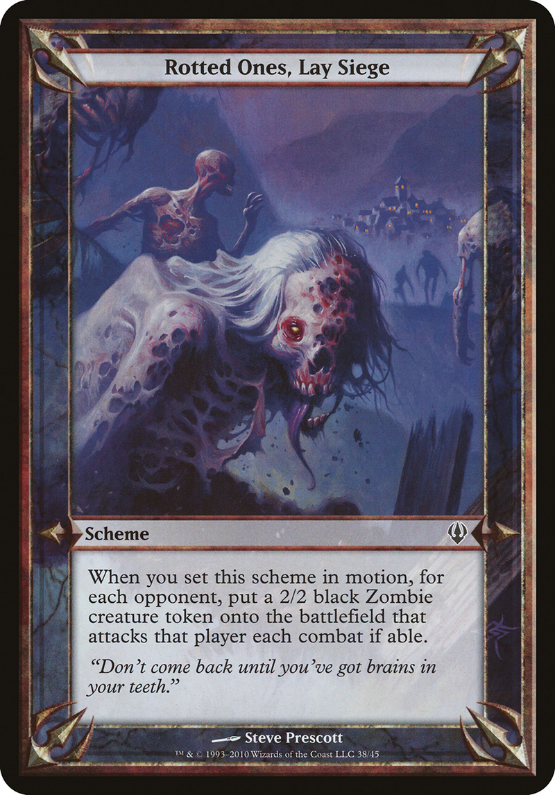 Rotted Ones, Lay Siege (Archenemy) (OVER-) [Misc] Archenemy Schemes MTG Single Wizards of the Coast