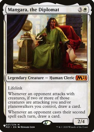 Mangara, the Diplomat (LIST-027/274) [Mystery Booster] The List Reprints MTG Single Wizards of the Coast
