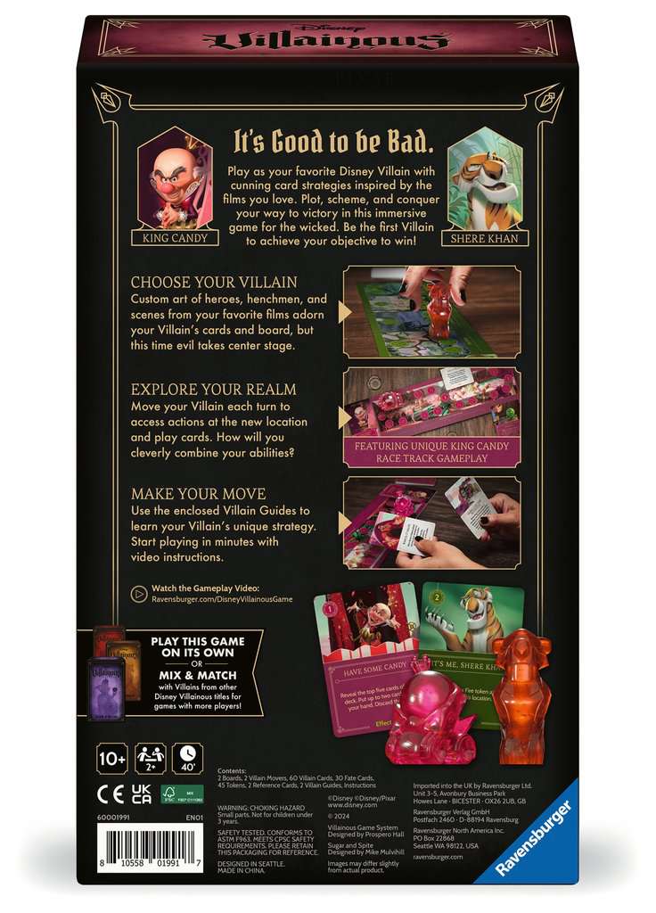 Disney Villainous: Sugar and Spite Board Games Ravensburger   