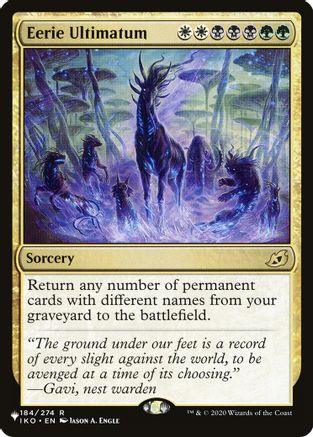 Eerie Ultimatum (LIST-184/274) [Mystery Booster] The List Reprints MTG Single Wizards of the Coast