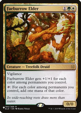Faeburrow Elder (LIST-190/269) [Mystery Booster] The List Reprints MTG Single Wizards of the Coast