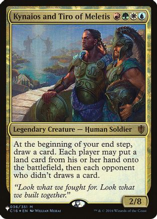 Kynaios and Tiro of Meletis (LIST-036/351) - The List Reprints MTG Single The List Reprints