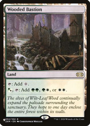 Wooded Bastion (LIST-332/332) [Mystery Booster] The List Reprints MTG Single Wizards of the Coast