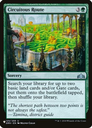 Circuitous Route (LIST-125/259) [Mystery Booster] The List Reprints MTG Single Wizards of the Coast