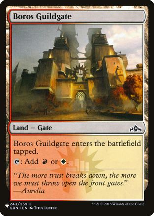 Boros Guildgate (LIST-243/259) [Mystery Booster] The List Reprints MTG Single Wizards of the Coast