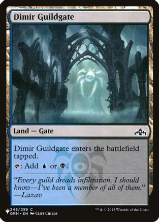 Dimir Guildgate (LIST-245/259) [Mystery Booster] The List Reprints MTG Single Wizards of the Coast