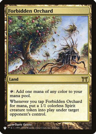 Forbidden Orchard (LIST-276/306) [Mystery Booster] The List Reprints MTG Single Wizards of the Coast