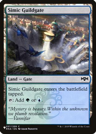 Simic Guildgate (LIST-257/259) [Mystery Booster] The List Reprints MTG Single Wizards of the Coast