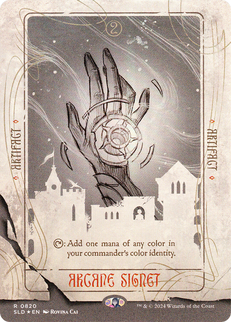 Arcane Signet (0820) (SLD-820) [Secret Lair] Drop (Borderless) MTG Single Wizards of the Coast