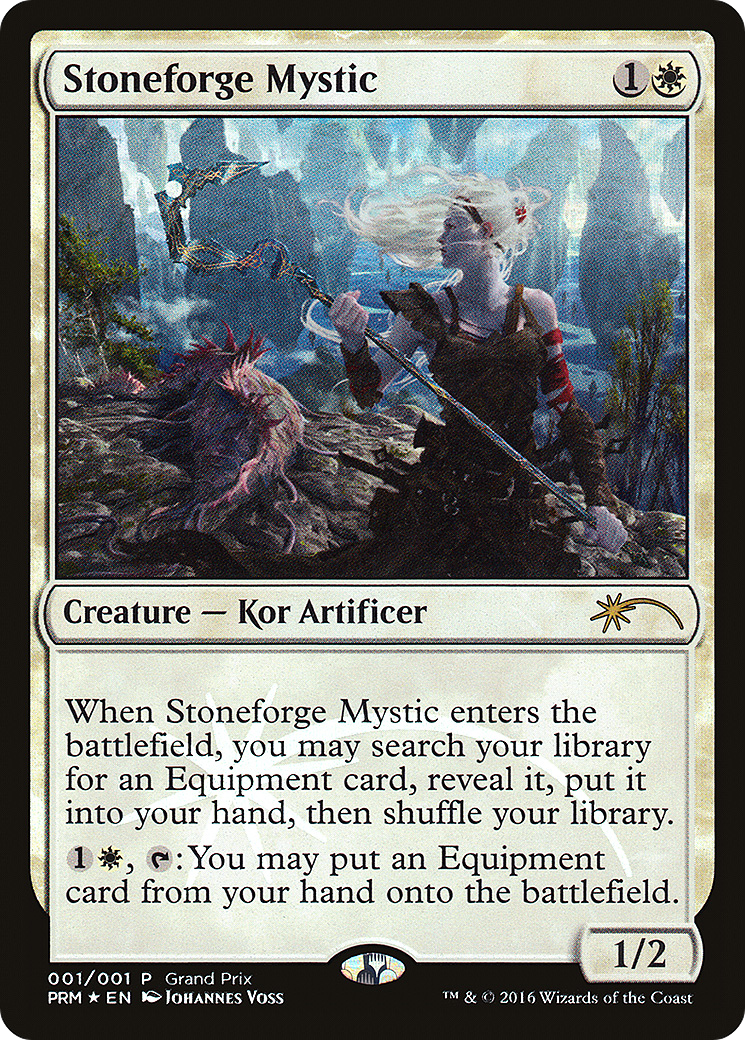 Stoneforge Mystic (GPP-001) [Misc] Grand Prix Promos Foil MTG Single Wizards of the Coast