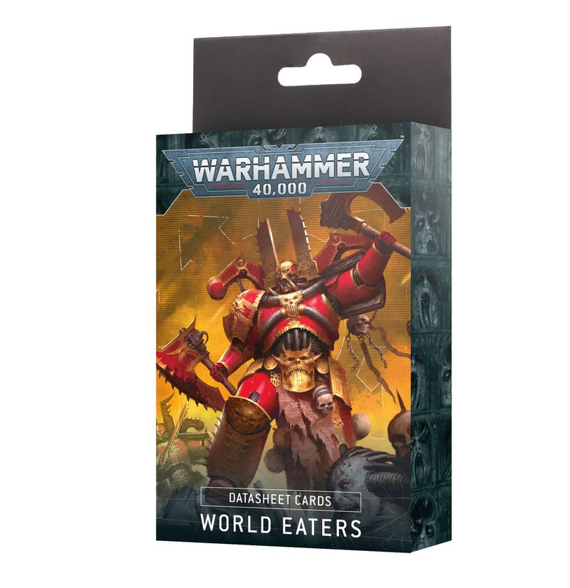 World Eaters: Datasheet Cards Warhammer 40k Games Workshop