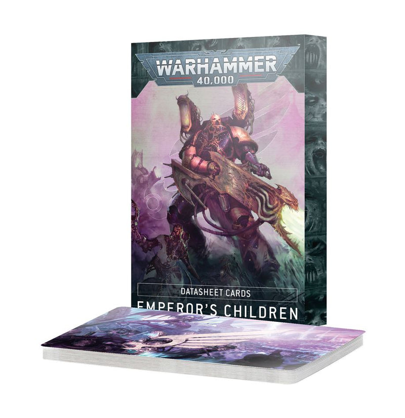 Emperor's Children: Datasheet Cards Warhammer 40k Games Workshop