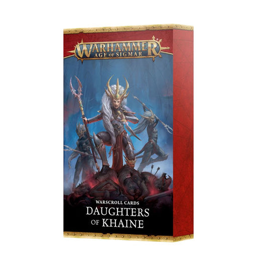 Daughters of Khaine: Warscroll Cards Age of Sigmar Games Workshop