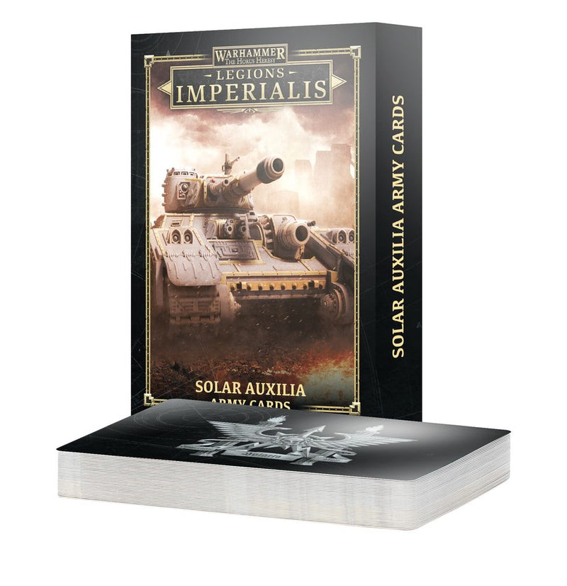 Legions Imperialis: Solar Auxilia Army Cards Pack (WO) Adeptus Titanicus Games Workshop   