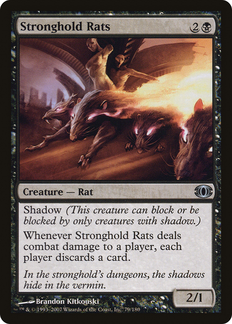 Stronghold Rats (FUT-079) [Future Sight] MTG Single Wizards of the Coast