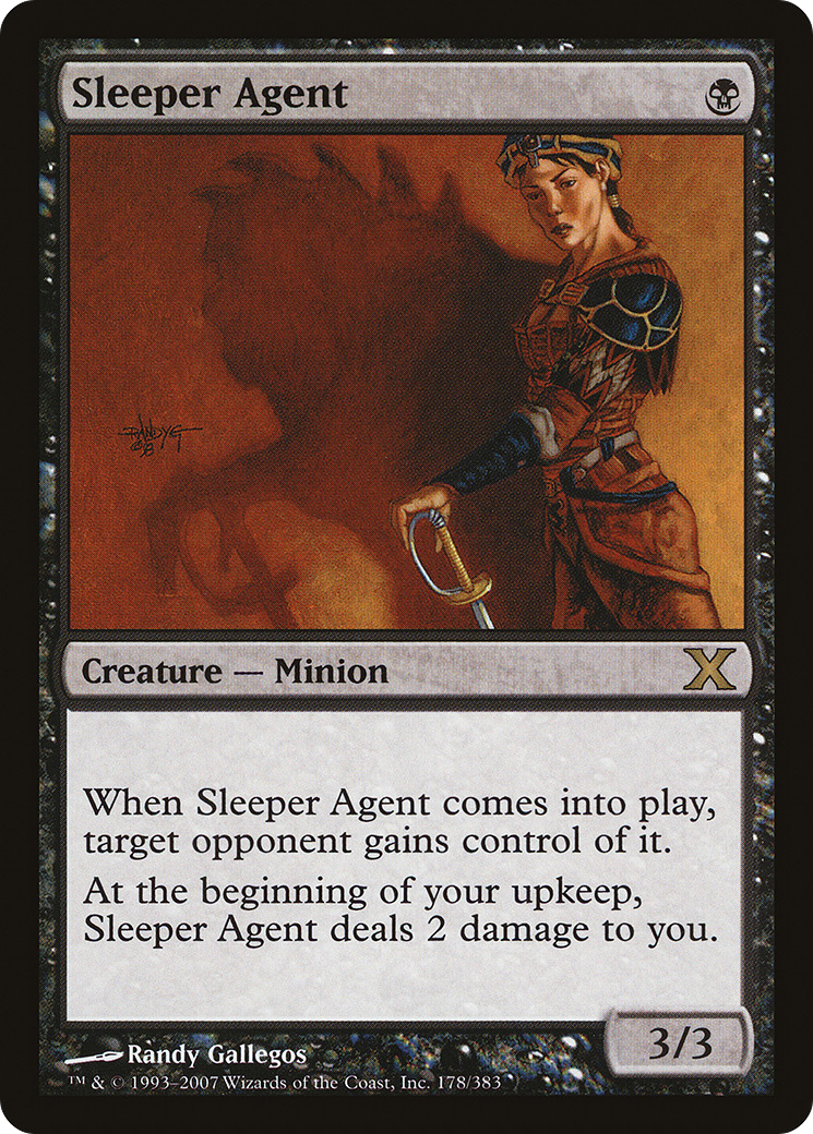Sleeper Agent (10E-178) [Tenth Edition] MTG Single Wizards of the Coast