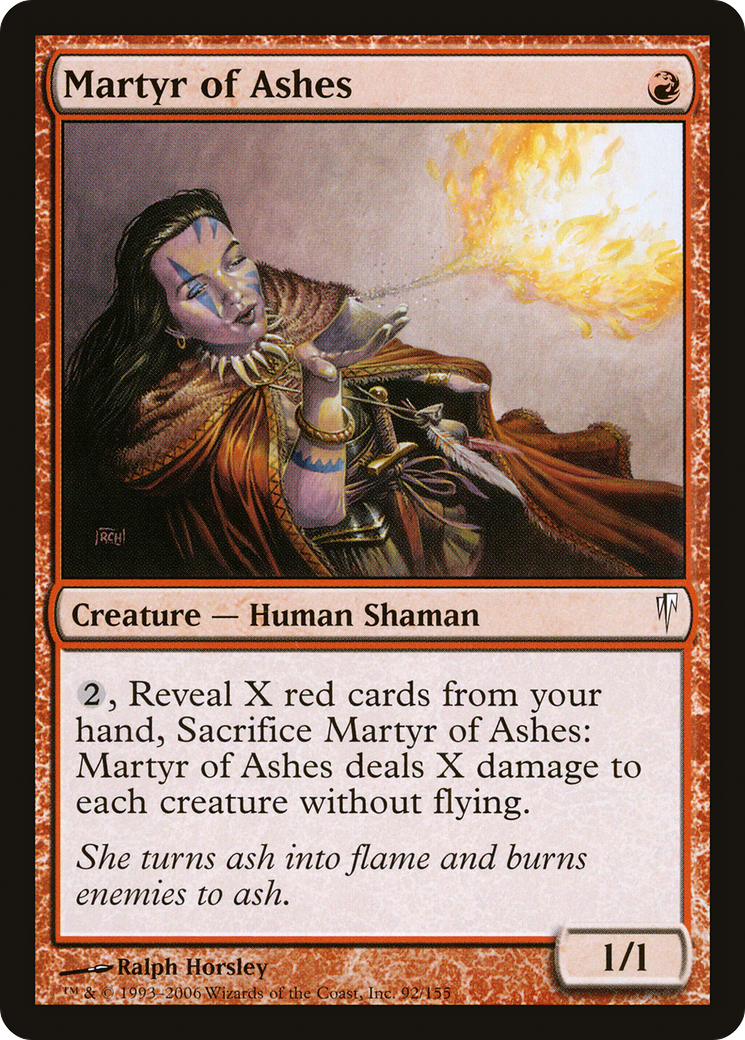 Martyr of Ashes (CSP-092) [Coldsnap] MTG Single Wizards of the Coast