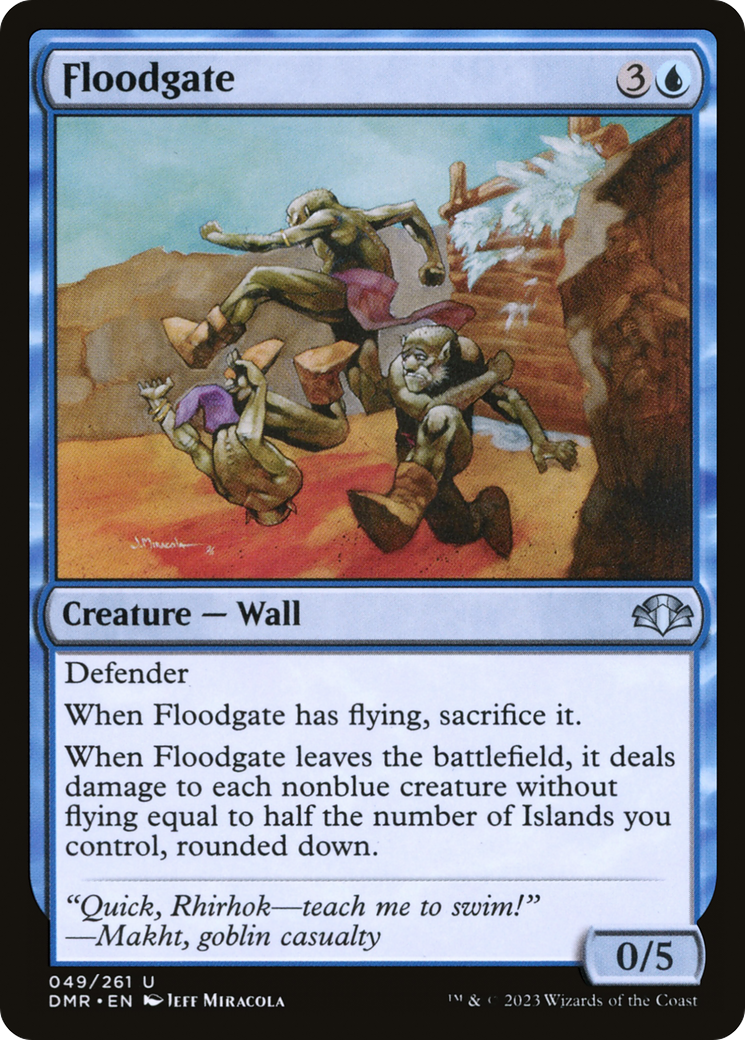 Floodgate (DMR-049) [Dominaria Remastered] MTG Single Wizards of the Coast