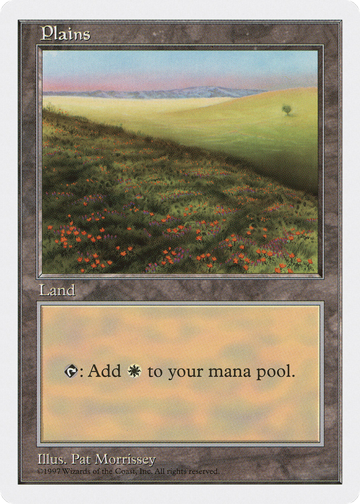 Plains (5ED-431) [Fifth Edition] MTG Single Wizards of the Coast