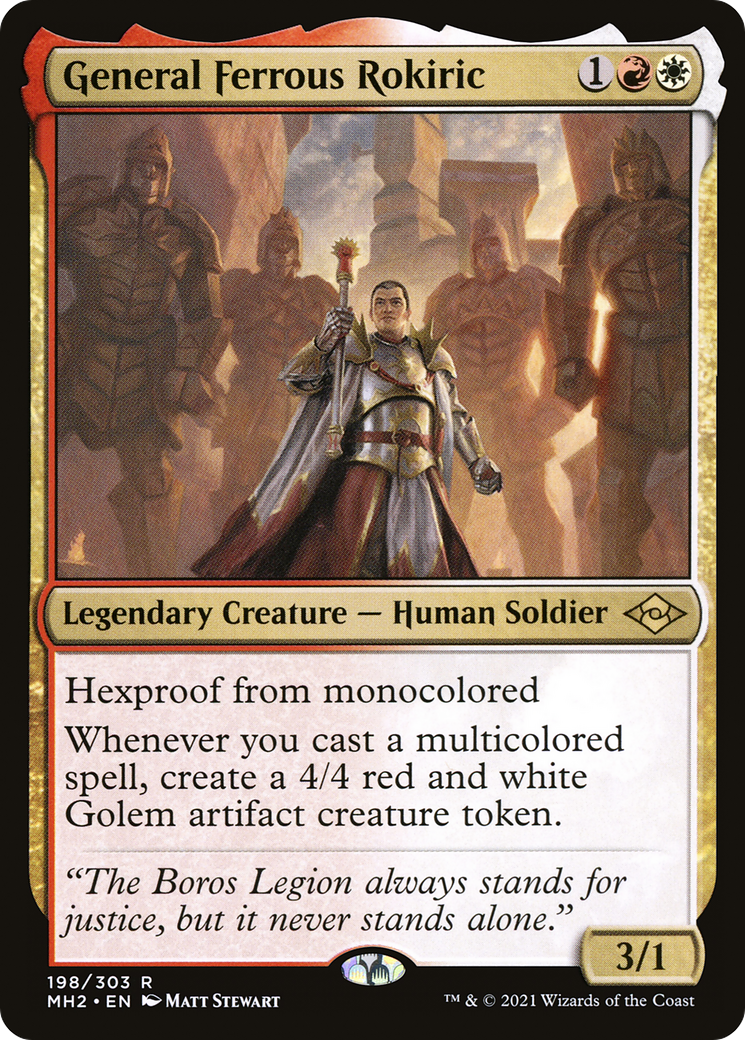 General Ferrous Rokiric (MH2-198) [Modern Horizons 2] Foil MTG Single Modern Horizons 2