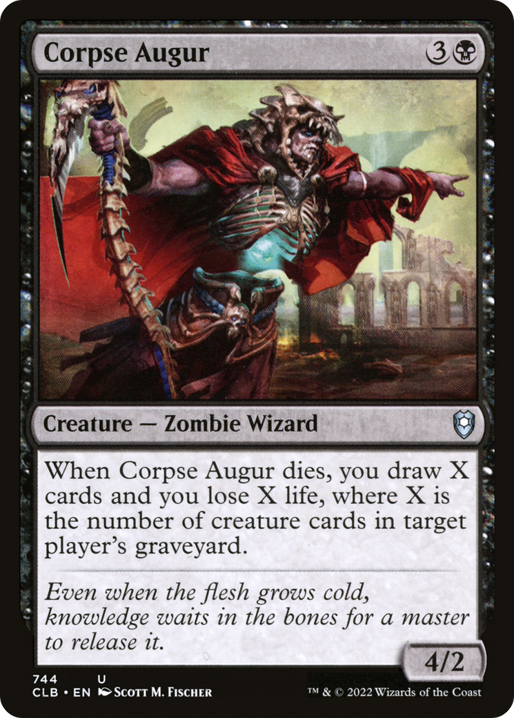 Corpse Augur (CLB-744) [Commander Legends: Battle for Baldur's Gate] MTG Single Wizards of the Coast