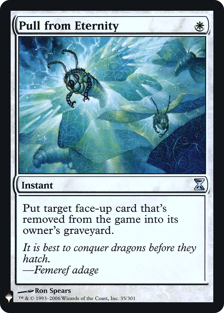 Pull from Eternity (LIST-035) [Mystery Booster] The List Foil MTG Single Wizards of the Coast