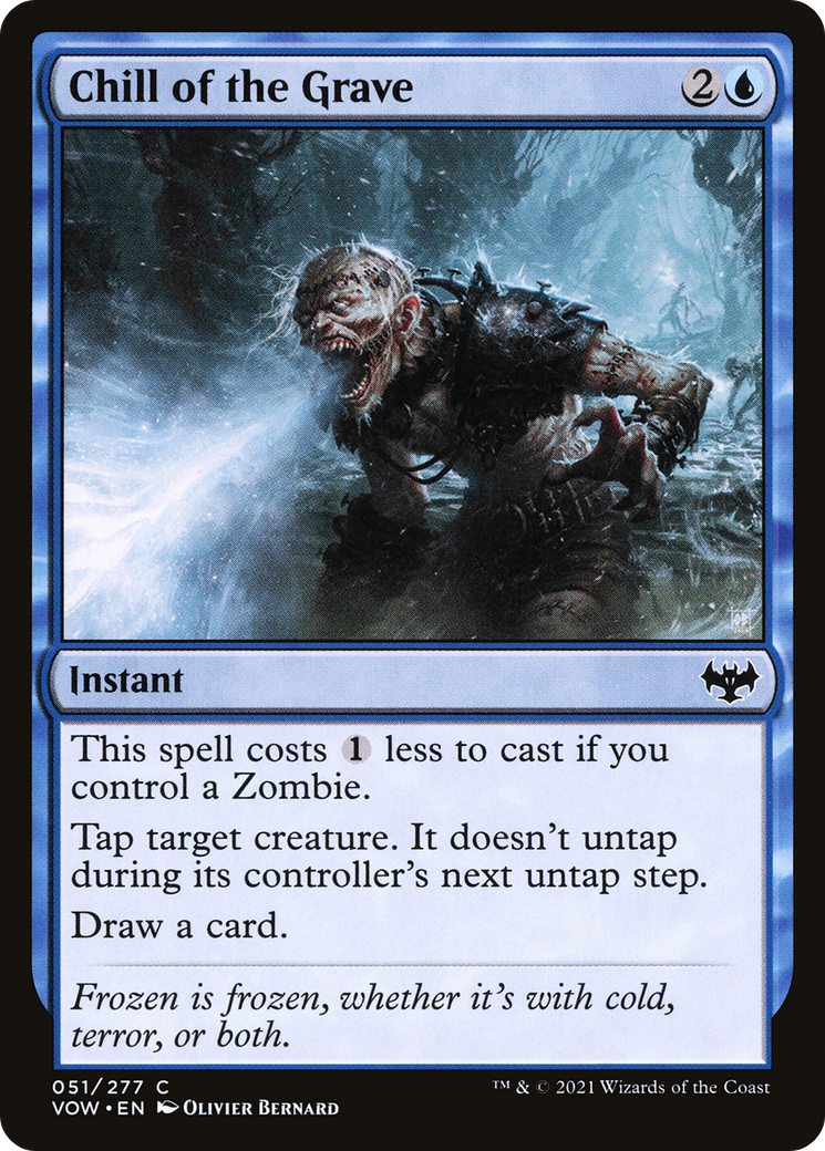 Chill of the Grave (VOW-051) [Innistrad: Crimson Vow] Foil MTG Single Wizards of the Coast