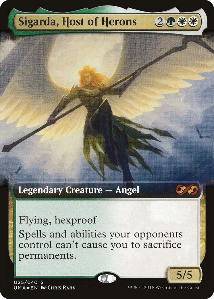 Sigarda, Host of Herons (UMA:BT-U25) [Ultimate Box Topper] (Extended Art) Foil MTG Single Wizards of the Coast