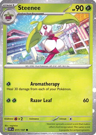 Steenee - 017/197 (Cosmos Holo) Holofoil [Misc: Cards & Products] Pokemon Single Pokémon
