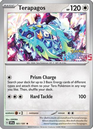 Terapagos - 161/191 Reverse Holofoil [Misc: Cards & Products] Pokemon Single Pokémon