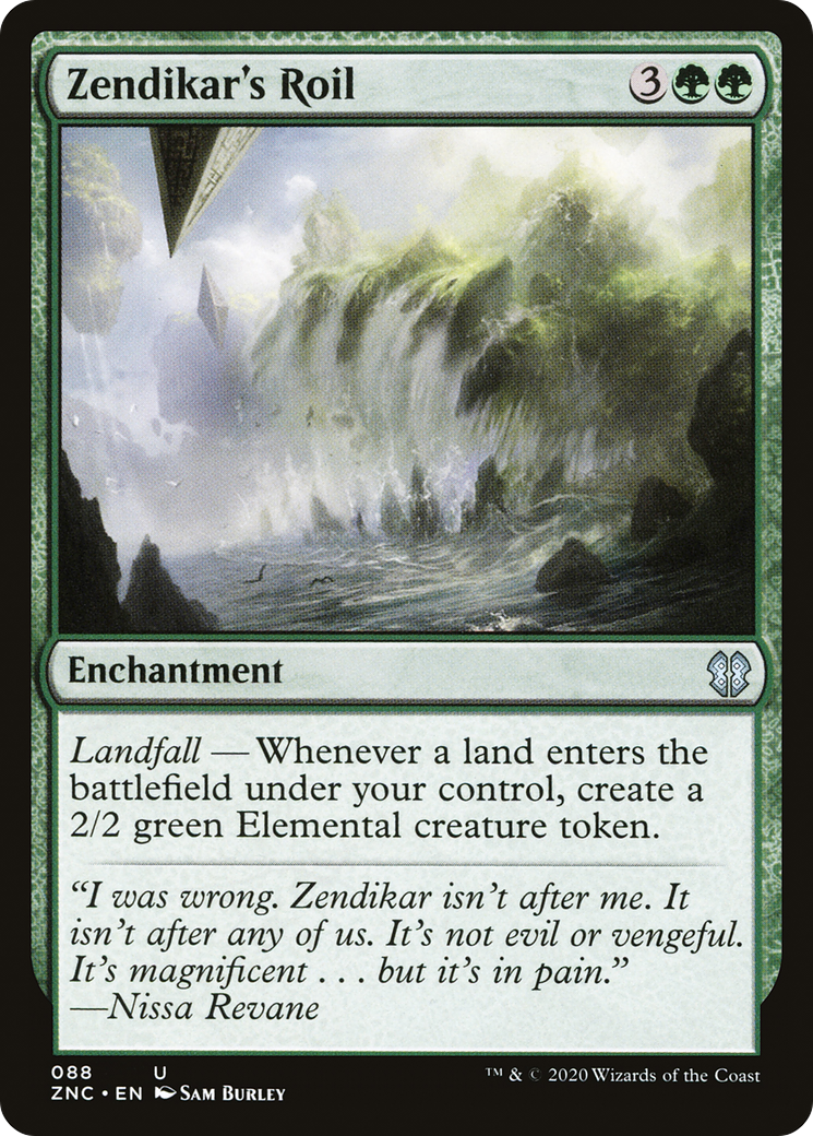 Zendikar's Roil (ZNC-088) [Zendikar Rising Commander] MTG Single Wizards of the Coast