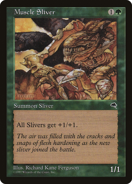 Muscle Sliver (TMP-238) [Tempest] MTG Single Wizards of the Coast