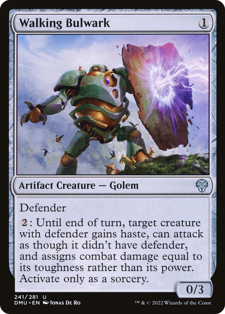 Walking Bulwark (DMU-241) [Dominaria United] Foil MTG Single Wizards of the Coast