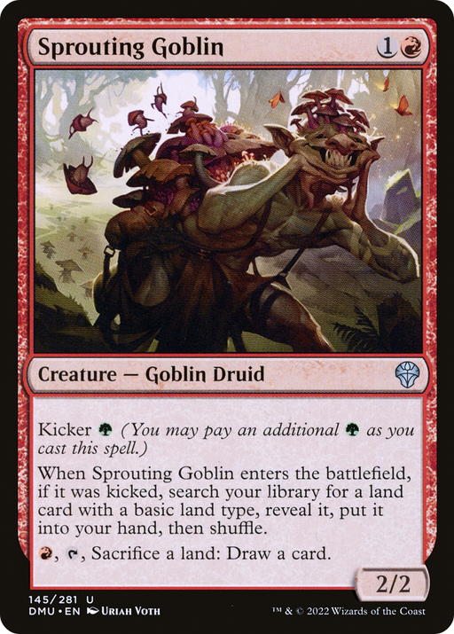 Sprouting Goblin (DMU-145) [Dominaria United] MTG Single Wizards of the Coast