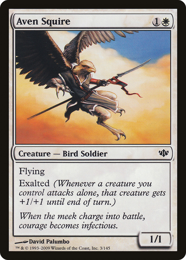 Aven Squire (CON-003) [Conflux] Foil MTG Single Wizards of the Coast