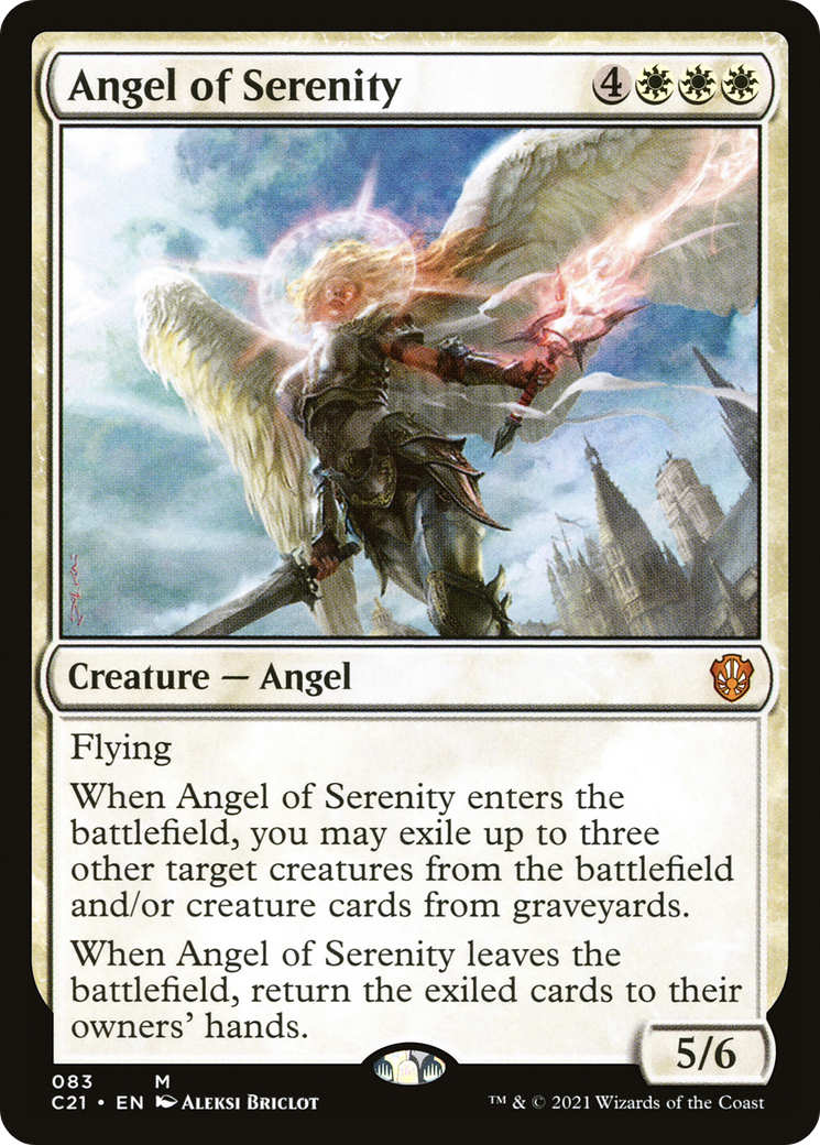 Angel of Serenity (C21-083) [Commander 2021] MTG Single Wizards of the Coast