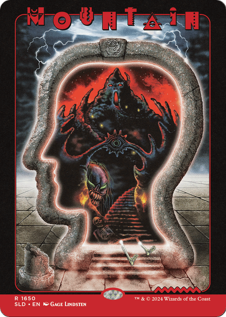Mountain (1650) (SLD-1650) [Secret Lair] Drop MTG Single Wizards of the Coast