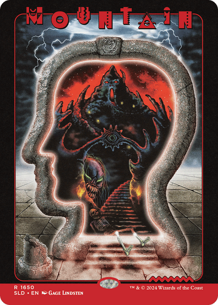 Mountain (1650) (SLD-1650) [Secret Lair] Drop MTG Single Wizards of the Coast