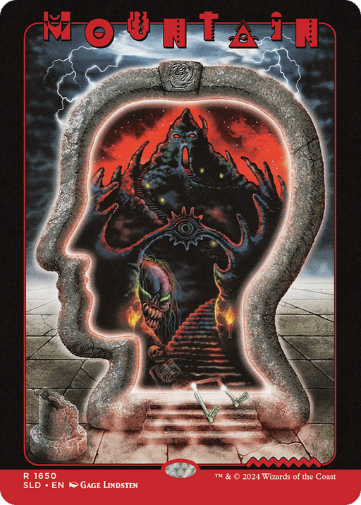 Mountain (1650) (SLD-1650) [Secret Lair] Drop MTG Single Wizards of the Coast