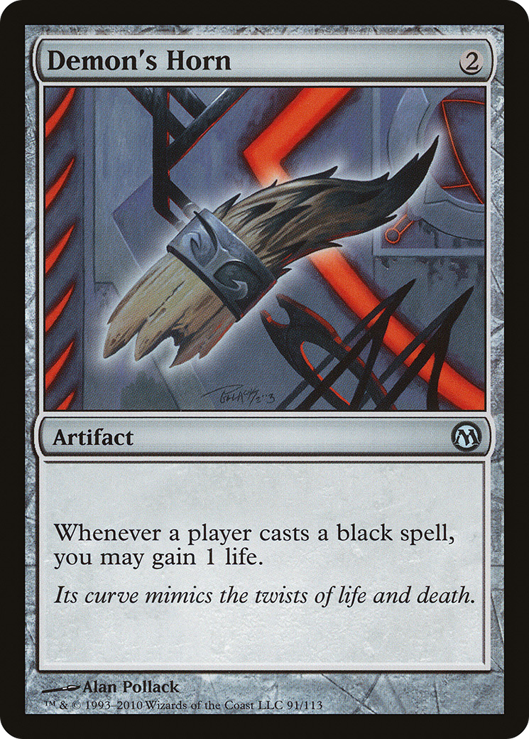 Demon's Horn (DPA-091) [Misc] Duels of the Planeswalkers MTG Single Wizards of the Coast