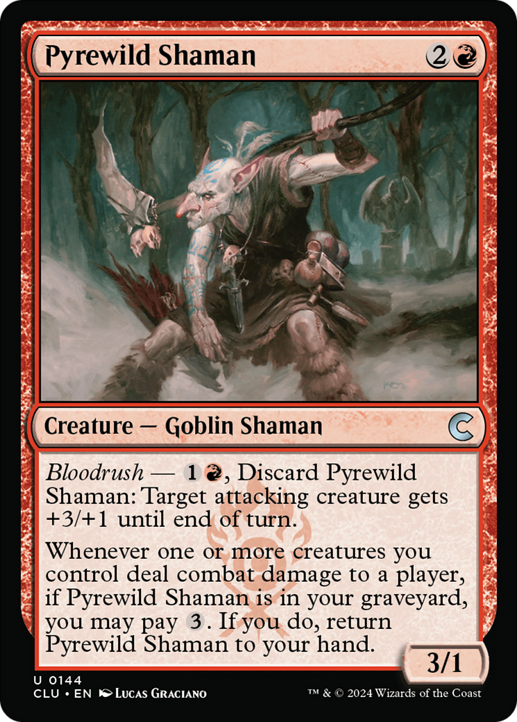 Pyrewild Shaman (CLU-144) [Ravnica: Clue Edition] MTG Single Wizards of the Coast