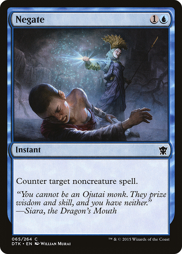 Negate (DTK-065) [Dragons of Tarkir] MTG Single Wizards of the Coast