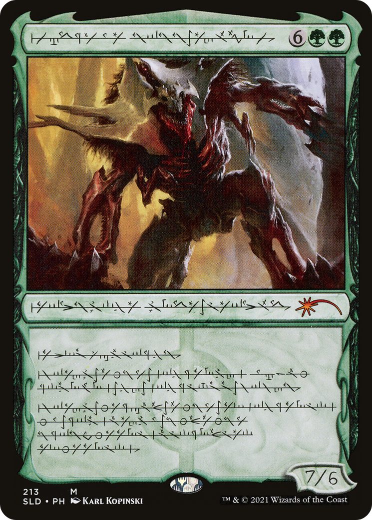 Vorinclex, Voice of Hunger (Phyrexian) (SLD-213) [Secret Lair] Drop MTG Single Wizards of the Coast