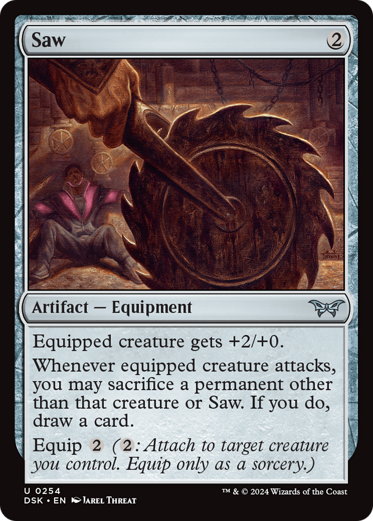 Saw (DSK-254) [Duskmourn: House of Horror] MTG Single Wizards of the Coast
