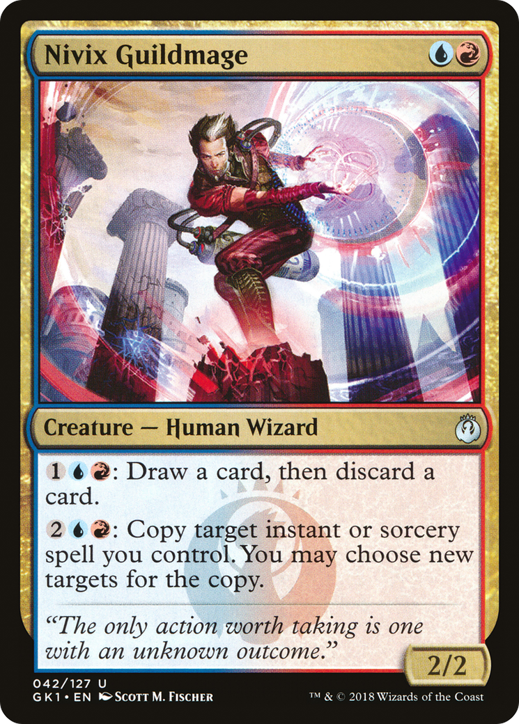 Nivix Guildmage (GR1-042) [Misc] GRN Guild Kit MTG Single Wizards of the Coast