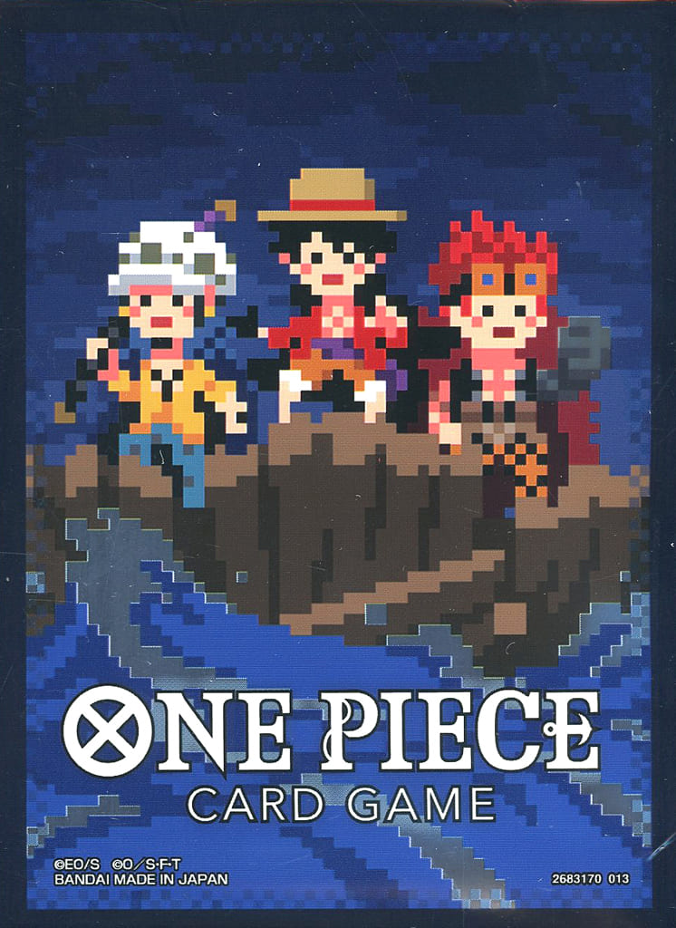One Piece Card Sleeves - Pixel Three Captains 70Ct (Set 6) Card Sleeves Bandai