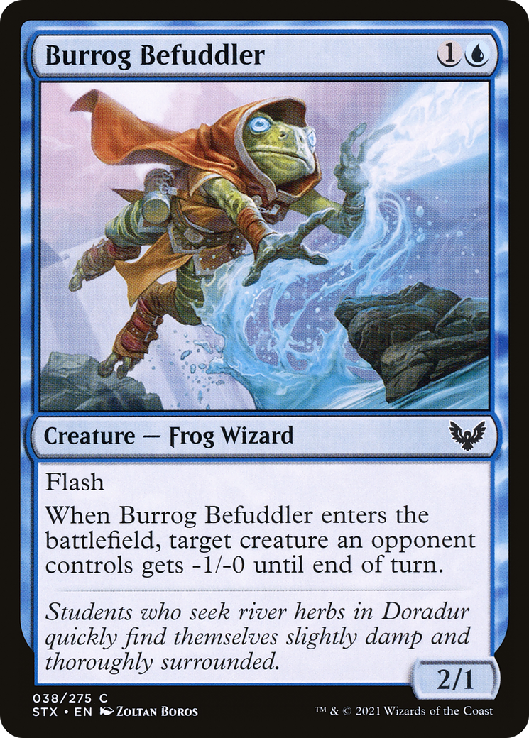 Burrog Befuddler (STX-038) [Strixhaven: School of Mages] Foil MTG Single Wizards of the Coast