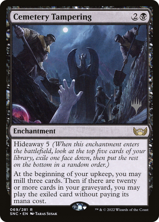 Cemetery Tampering (PPSNC-69P) [Streets of New Capenna Promos] MTG Single Wizards of the Coast
