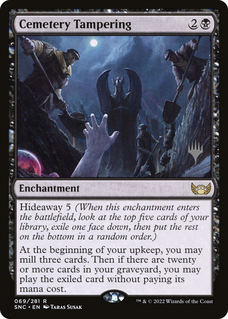 Cemetery Tampering (PPSNC-69P) [Streets of New Capenna Promos] Foil MTG Single Wizards of the Coast